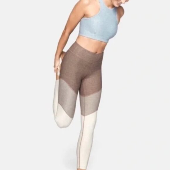Outdoor Voices 7/8 Spring Colorblock‎ Leggings, Size M - Picture 1 of 4